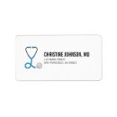 Search for medical doctor return address labels Nurse
