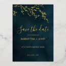 Search for emerald wedding save the dates Gold