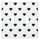 Search for black and white light switch covers Minimalist