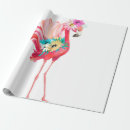Search for flamingo wrapping paper Cute