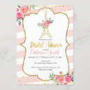 Search for paris bridal shower invitations Floral