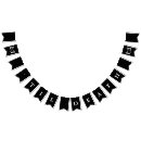Search for wedding bunting flags Black