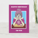 Search for milk tea with boba cards stamps For her