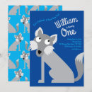 Search for dogs 1st birthday invitations Colorful