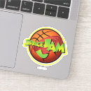 Search for looney tunes logo stickers Space jam