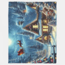 Search for vintage santa blankets Reindeer