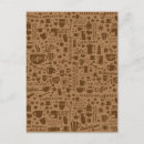 Search for coffee postcards Pattern