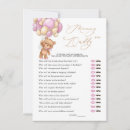 Search for guessing game baby shower invitations Pink