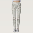 Search for white lace leggings Texture