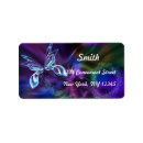 Search for butterfly return address labels Elegant