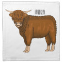 Search for highland cow napkins Scottish