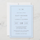 Search for monogram baby shower invitations simple