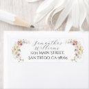 Search for bridal shower return address labels Wildflower