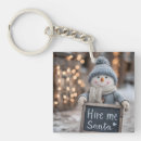 Search for snowman keychains Cozy