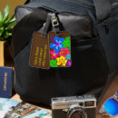 Search for hawaiian luggage tags Hibiscus flowers