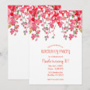 Search for orchid birthday invitations Botanical