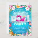 Search for luau graduation invitations Flamingo