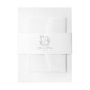 Search for sage invitation belly bands Elegant