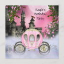 Search for princess carriage sweet 16 invitations Birthday