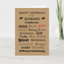 Search for husband birthday cards Funny