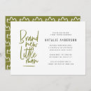 Search for olive green baby shower invitations Simple