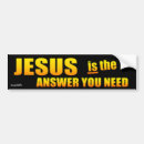 Search for gospel bumper stickers Jesus