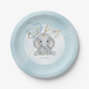 Search for elephant baby shower plates Oh boy
