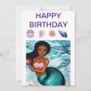 Search for black mermaid invitations Seashells