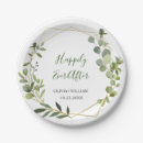 Search for wedding plates greenery