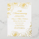 Search for flower 50th anniversary invitations Flowers