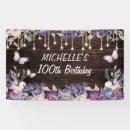 Search for rustic birthday banners For her