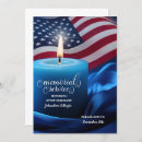 Search for memorial military invitations Celebration of life