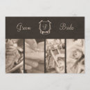 Search for sepia wedding invitations Elegant