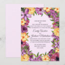 Search for purple and yellow wedding invitations Flowers