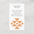 Search for aztec business cards Geometric pattern
