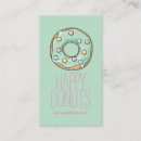 Search for donuts business cards Dessert