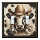 Search for cow light switch covers Rustic