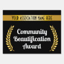 Search for winner outdoor signs Neighborhood association