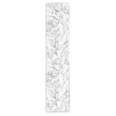 Search for floral table runners Black and white