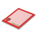 Search for strawberry notepads Red