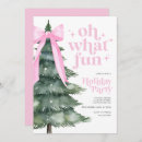 Search for oh what fun holiday invitations Bow