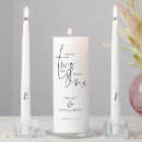 Search for black and white candles elegant