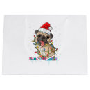 Search for christmas dog gift bags Pug