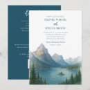 Search for national park wedding invitations Rustic