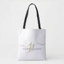 Search for black and gold tote bags Script