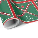Search for hockey wrapping paper Red