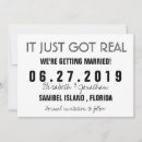 Search for this just got real invitations Simple