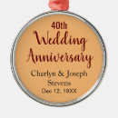 Search for 40th anniversary ornaments Birthday
