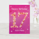 Search for 17th birthday cards Seventeen