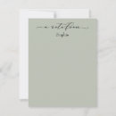 Search for sage green note cards Typography